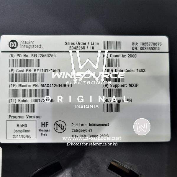 MAX4126EUA+T label picture