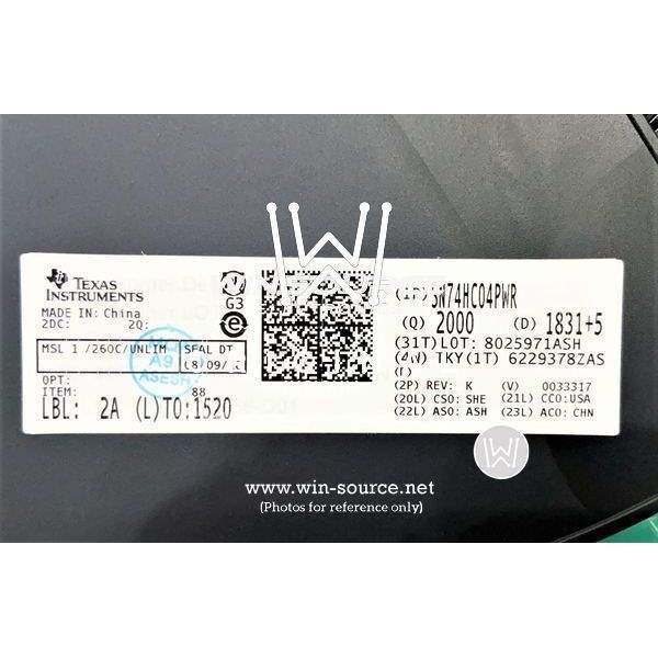 SN74HC04PWR  label picture