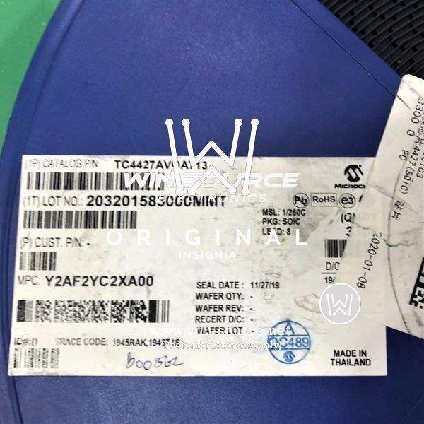 TC4427AVOA713 label picture