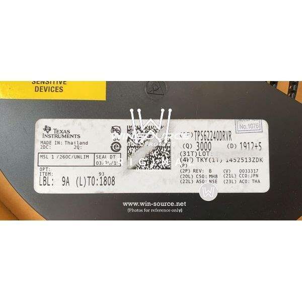 TPS62240DRVR label picture