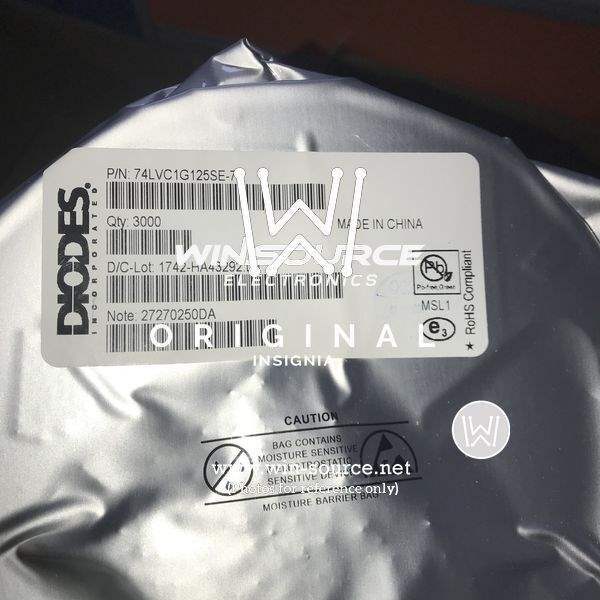 74LVC1G125SE-7 label picture