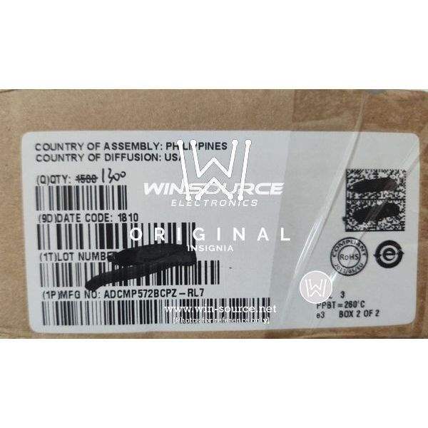 ADCMP572BCPZ-RL7 label picture