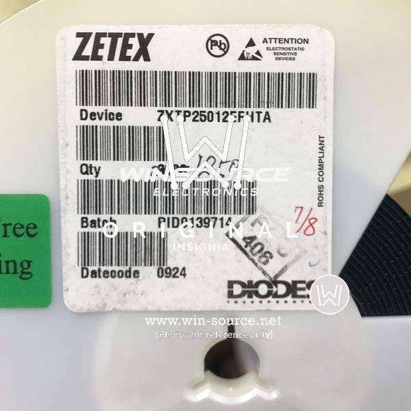  ZXTP25012EFHTA label picture