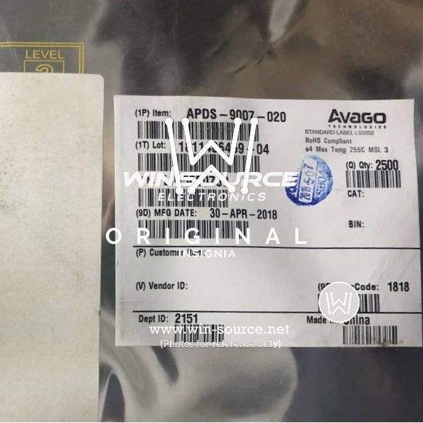 APDS-9007-020 label picture