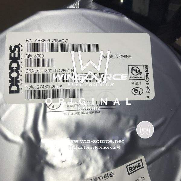APX809-29SAG-7 label picture