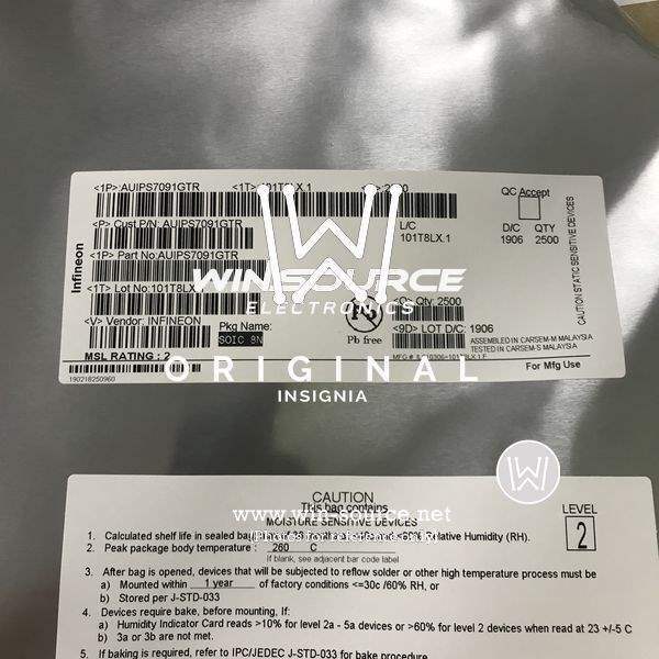 AUIPS7091GTR label picture 2