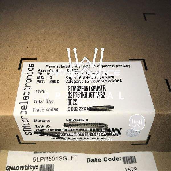 STM32F051K8U6TR label picture