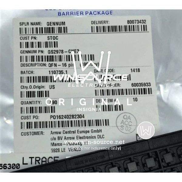 GS2978-CNE3 label picture