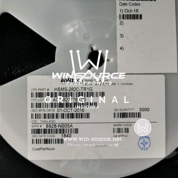 HSMS-282C-TR1G label picture
