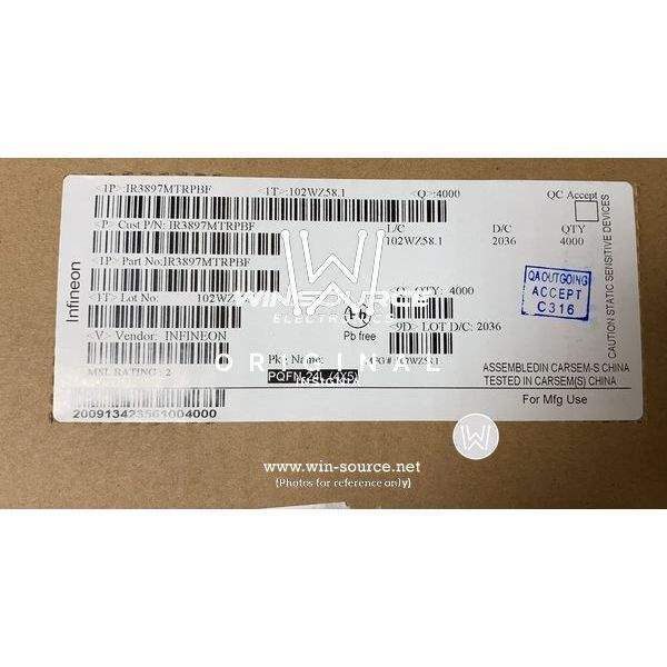 IR3897MTRPBF label picture 2