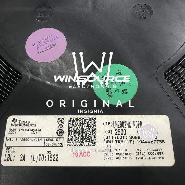 LM2902MX/NOPB label picture