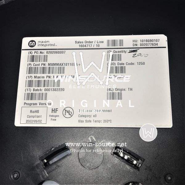 MAX1811ESA+T label picture 2