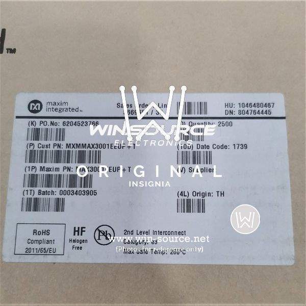 MAX3001EEUP+T label picture