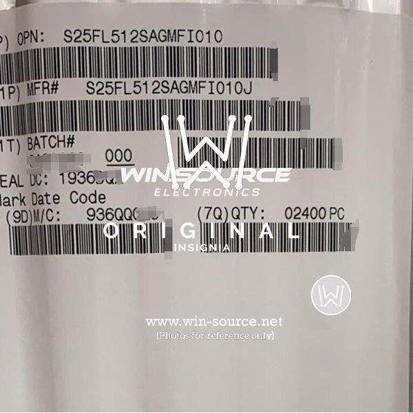 S25FL512SAGMFI010 label picture