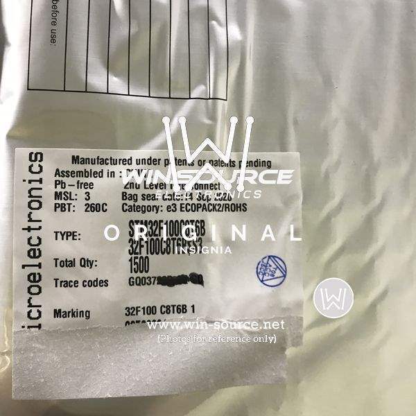 STM32F100C8T6B label picture