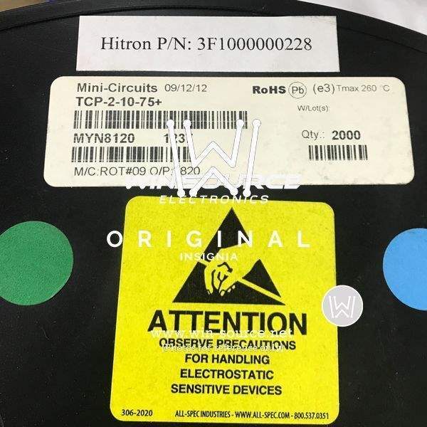 TCP-2-10-75+ label picture