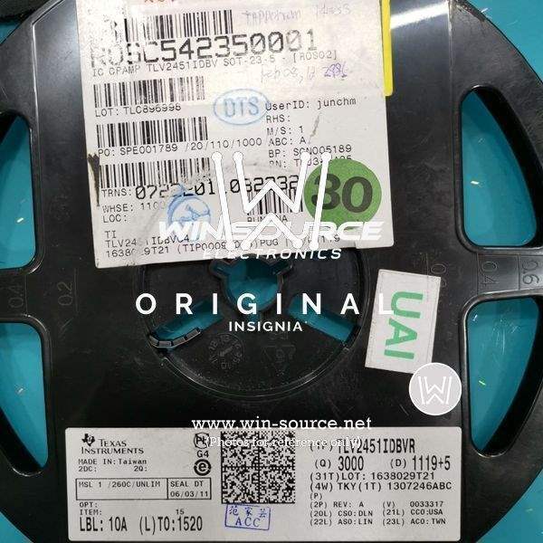 TLV2451IDBVRG4 label picture