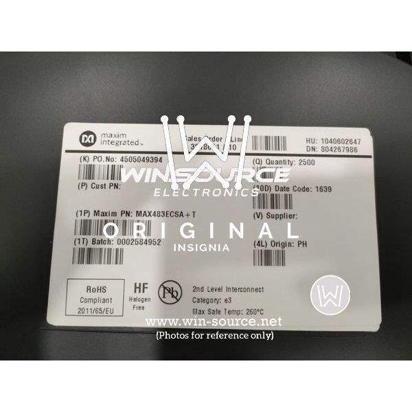 MAX483ECSA+T label picture