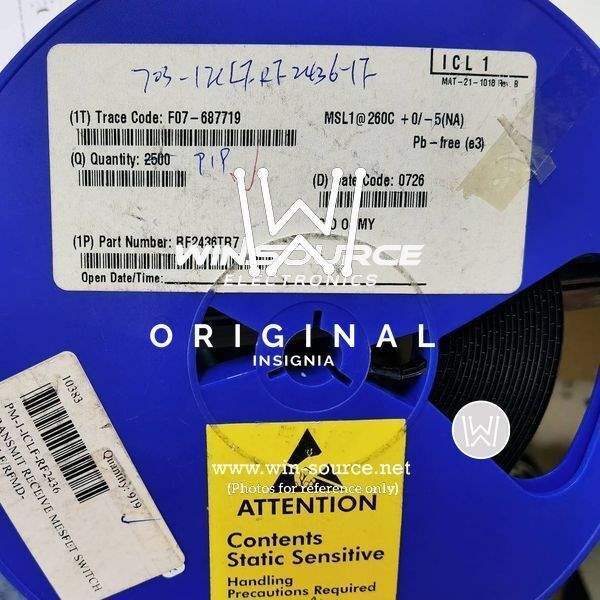 RF2436TR7 label picture