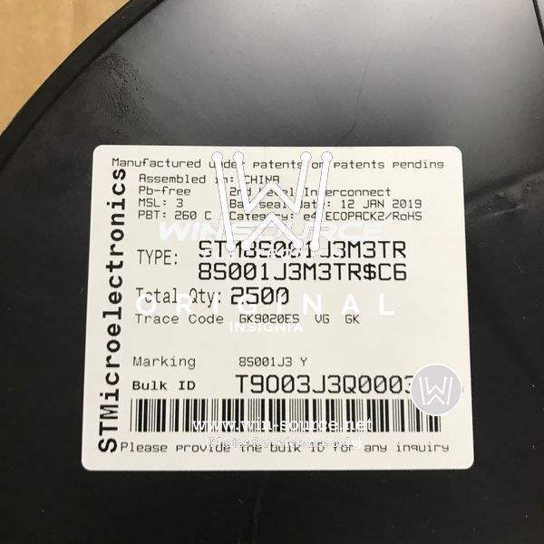 STM8S001J3M3TR label picture