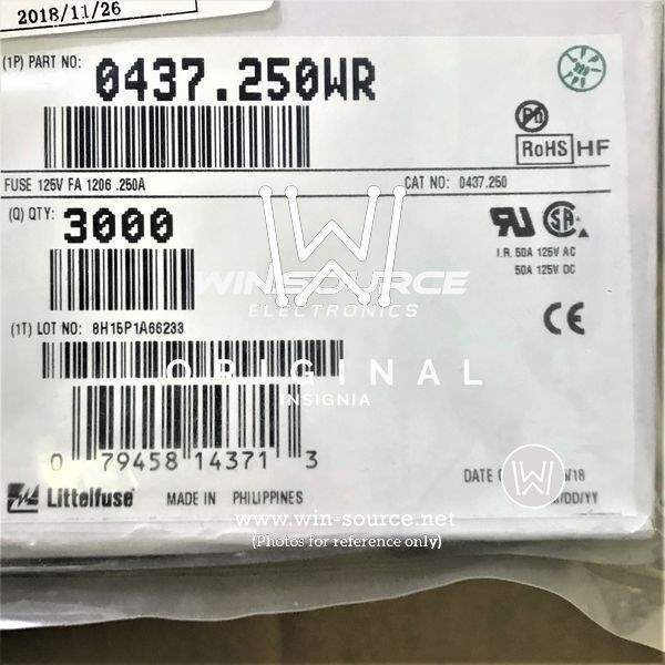 0437.250WR label picture