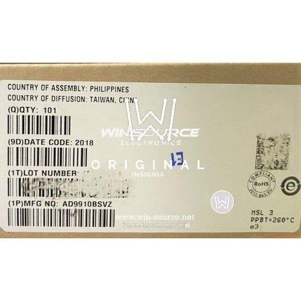 AD9910BSVZ label picture