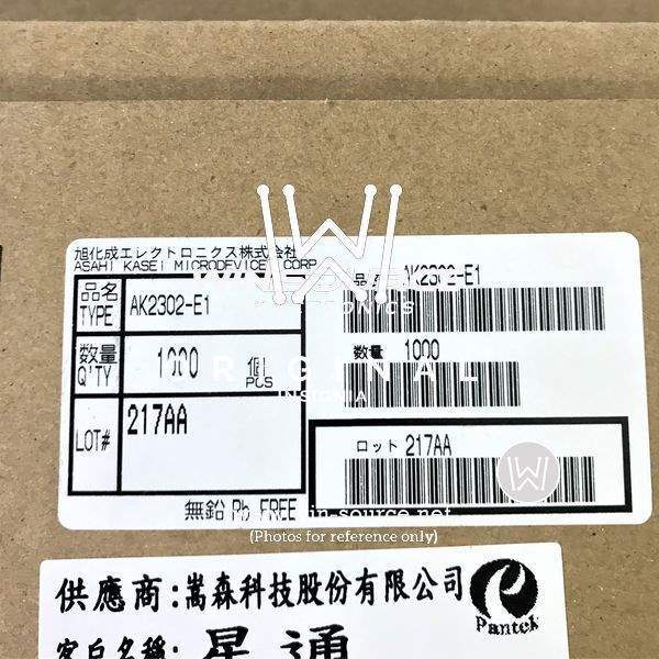 AK2302-E1 label picture