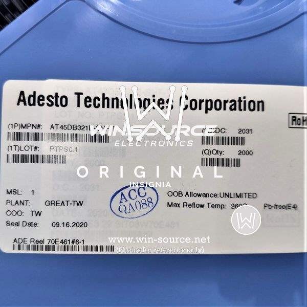 AT45DB321E-SHF-T label picture 2