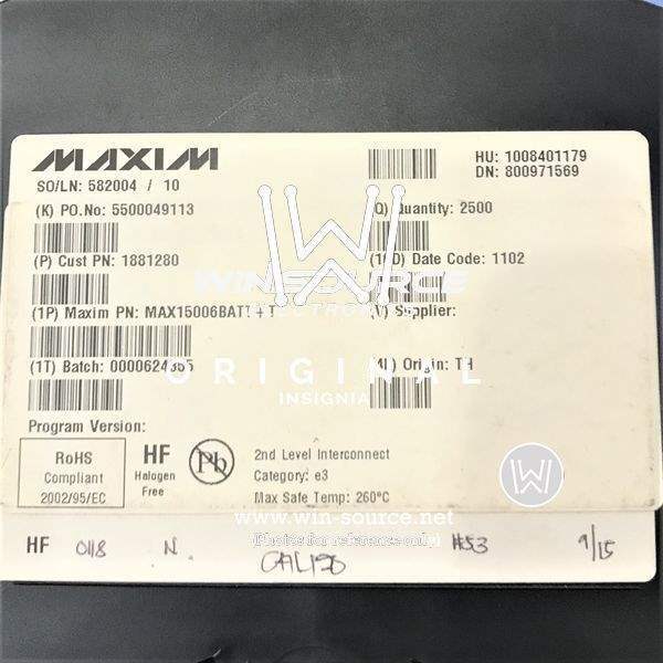 MAX15006BATT+T  label picture 2