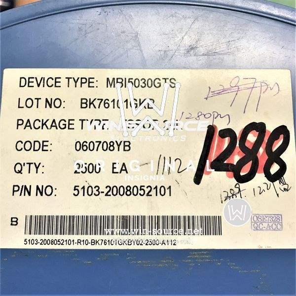 MBI5030GTS label picture