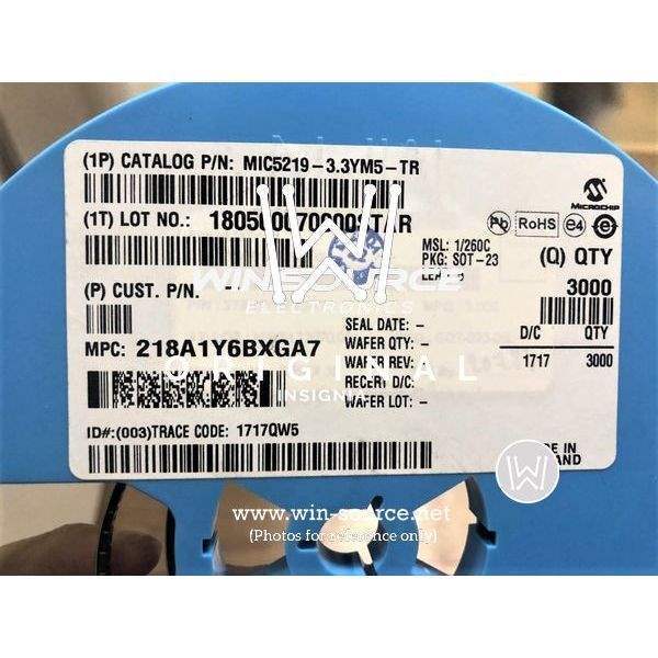 MIC5219-3.3YM5-TR label picture