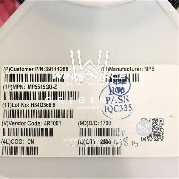 MP5515GU-Z label picture