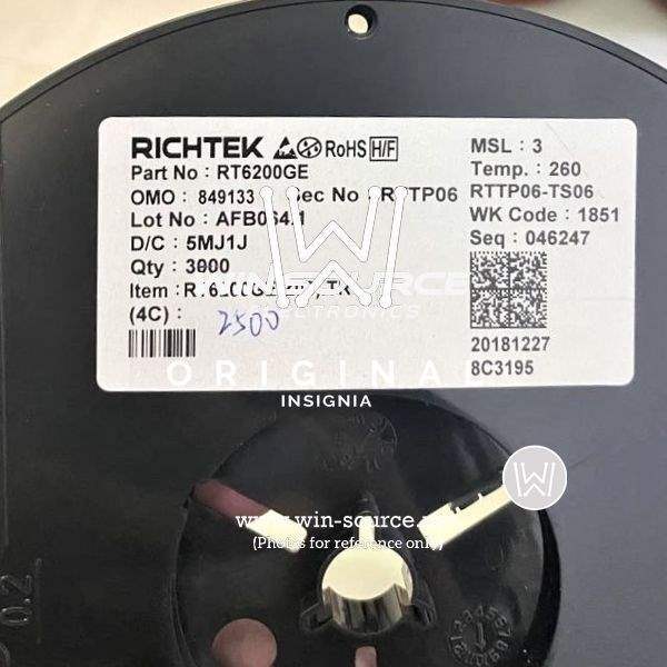 RT6200GE label picture 2