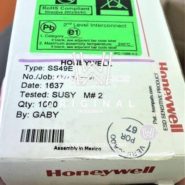  SS49E label picture