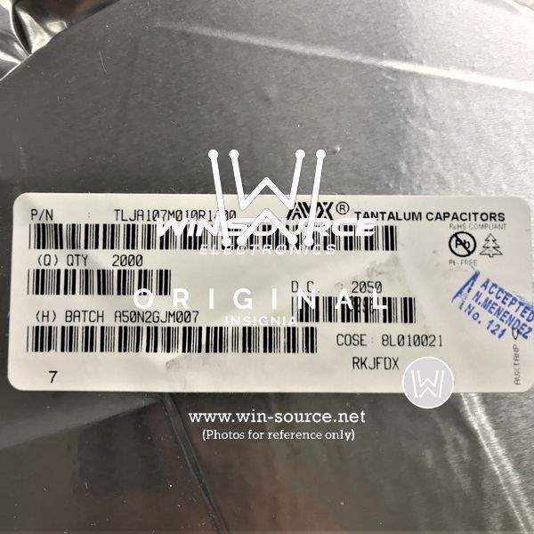 TLJA107M010R1400 label picture