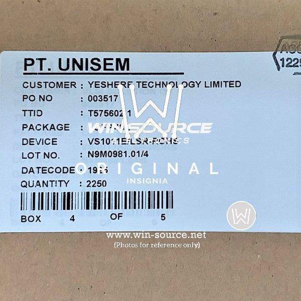 VS1011E/LSR label picture