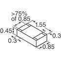 MCT06030C1005FP500 	 Vishay Beyschlag/Draloric/BC Components