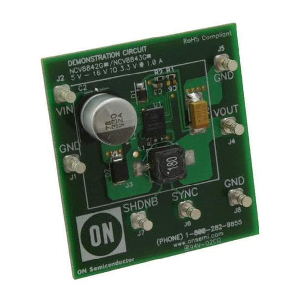 NCV8843MNR2GEVB Real Image