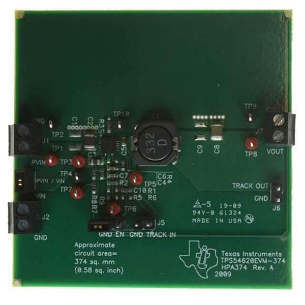 TPS54620EVM-374 Real Image