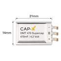 DMT334R2S474M3DTA0 CAP-XX Ltd Supercapacitors