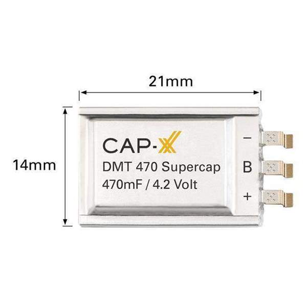 DMT334R2S474M3DTA0 CAP-XX Ltd Supercapacitors