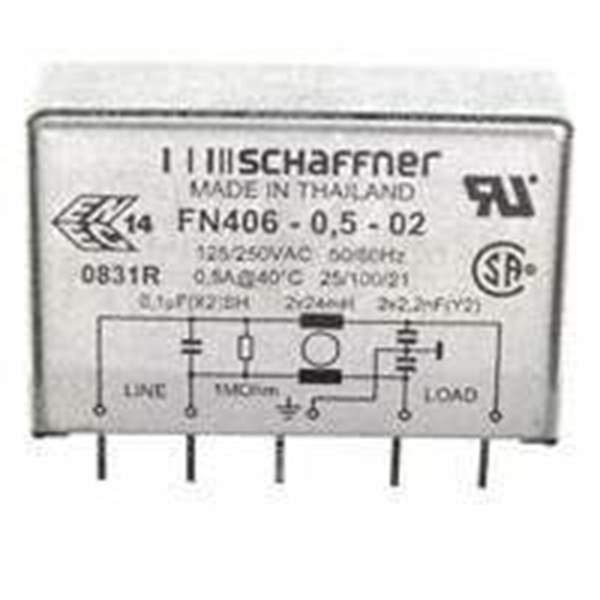 FN406-0.5-02 TE Connectivity Schaffner
