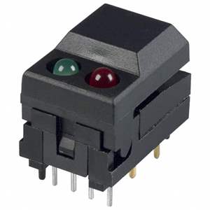 5501MBLKREDGRN E-Switch – Price, Stock & Datasheet