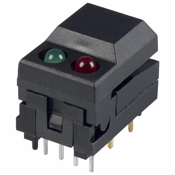 5501MBLKREDGRN E-Switch – Price, Stock & Datasheet
